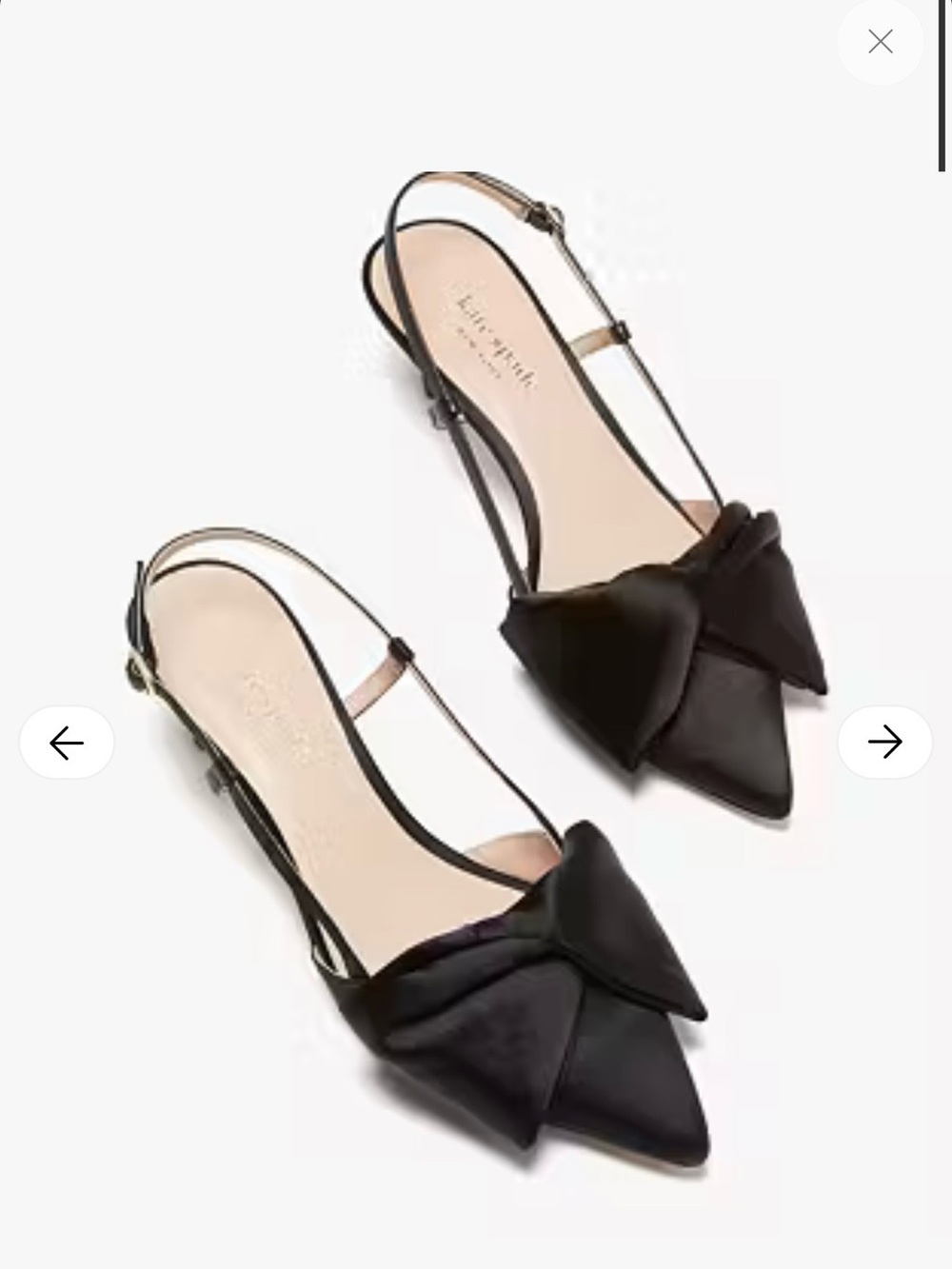 Kate Spade New York Marseille black Pumps with bow size 9